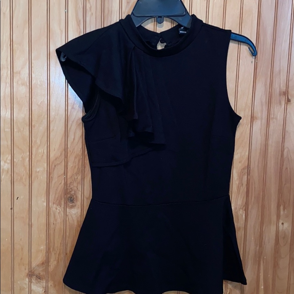 Peplum too with shoulder detail